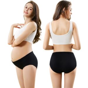 Mama Cotton Women's Over The Bump Maternity Panties Classic High Waist  Styles Maternity Underwear ( Color-Multicolor-C 4 Pack, Size-3XL ) price in  UAE,  UAE