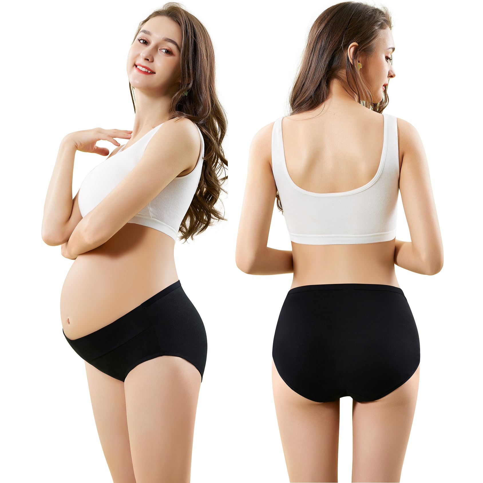 Dec Mocare Maternity Underwear Under Bump Womens Cotton Pregnancy